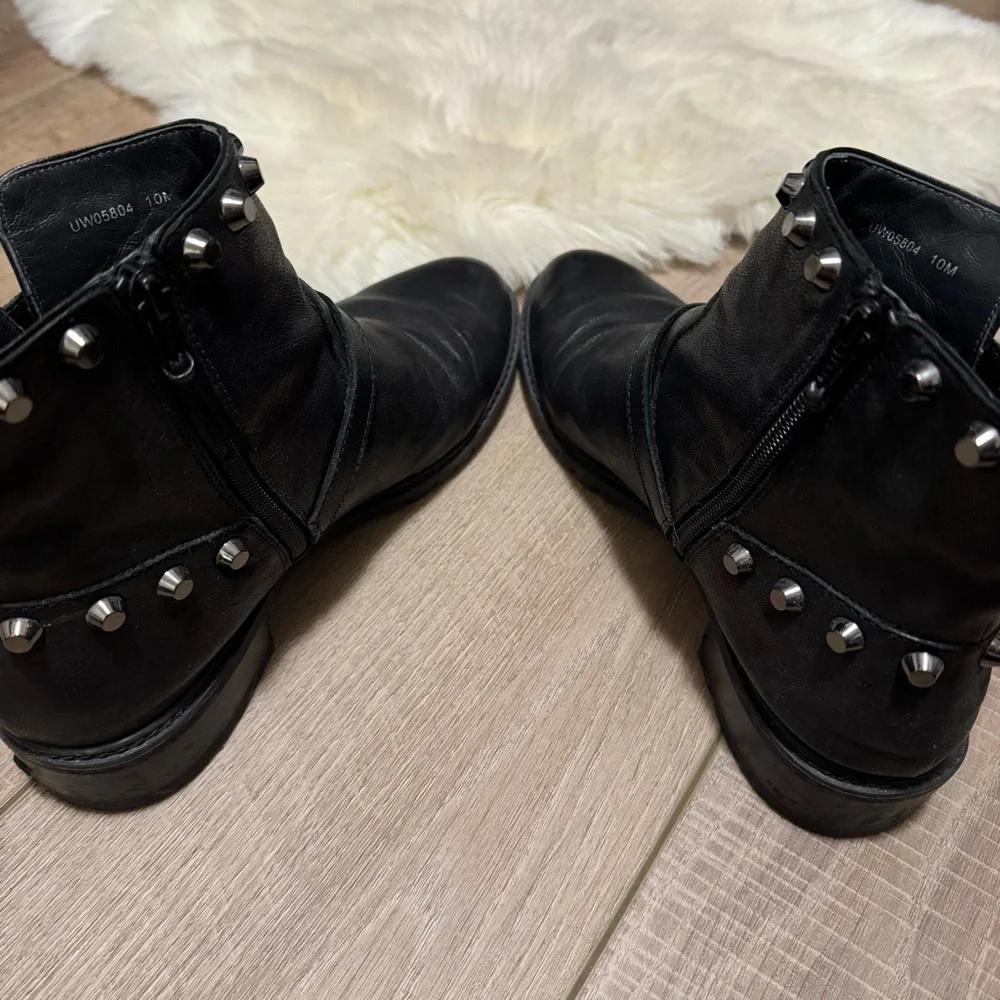 Stuart Weitzman GoWest Studded Ankle Boots - Picture 4 of 9